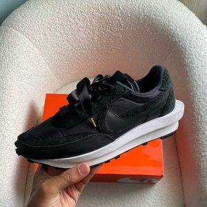 Nike Sacai × LDWaffle Black Nylon